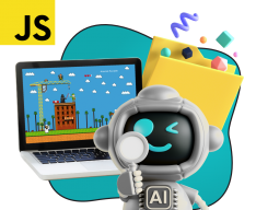 Язык программирования JavaScript + AI. Проектное обучение + геймификация + AI-помощники - КИБЕРшкола программирования для детей, компьютерные курсы для школьников, начинающих и подростков - KIBERone г. Сокольники
