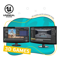 Unreal Engine 4. Игровой движок - КИБЕРшкола программирования для детей, компьютерные курсы для школьников, начинающих и подростков - KIBERone г. Сокольники