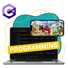 Программирование на C#. Удивительный мир 2D-игр - КИБЕРшкола программирования для детей, компьютерные курсы для школьников, начинающих и подростков - KIBERone г. Сокольники