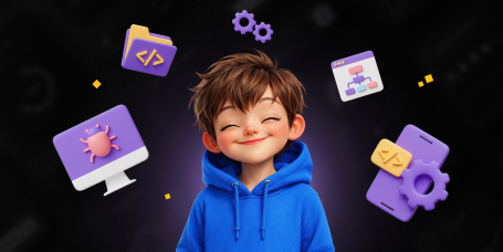 Идеальный сайт с нуля: код, дизайн и AI-помощник - КИБЕРшкола программирования для детей, компьютерные курсы для школьников, начинающих и подростков - KIBERone г. Сокольники